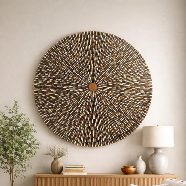 Handmade Bone Inlay Table Top | Sun Design | Home Decor Furniture